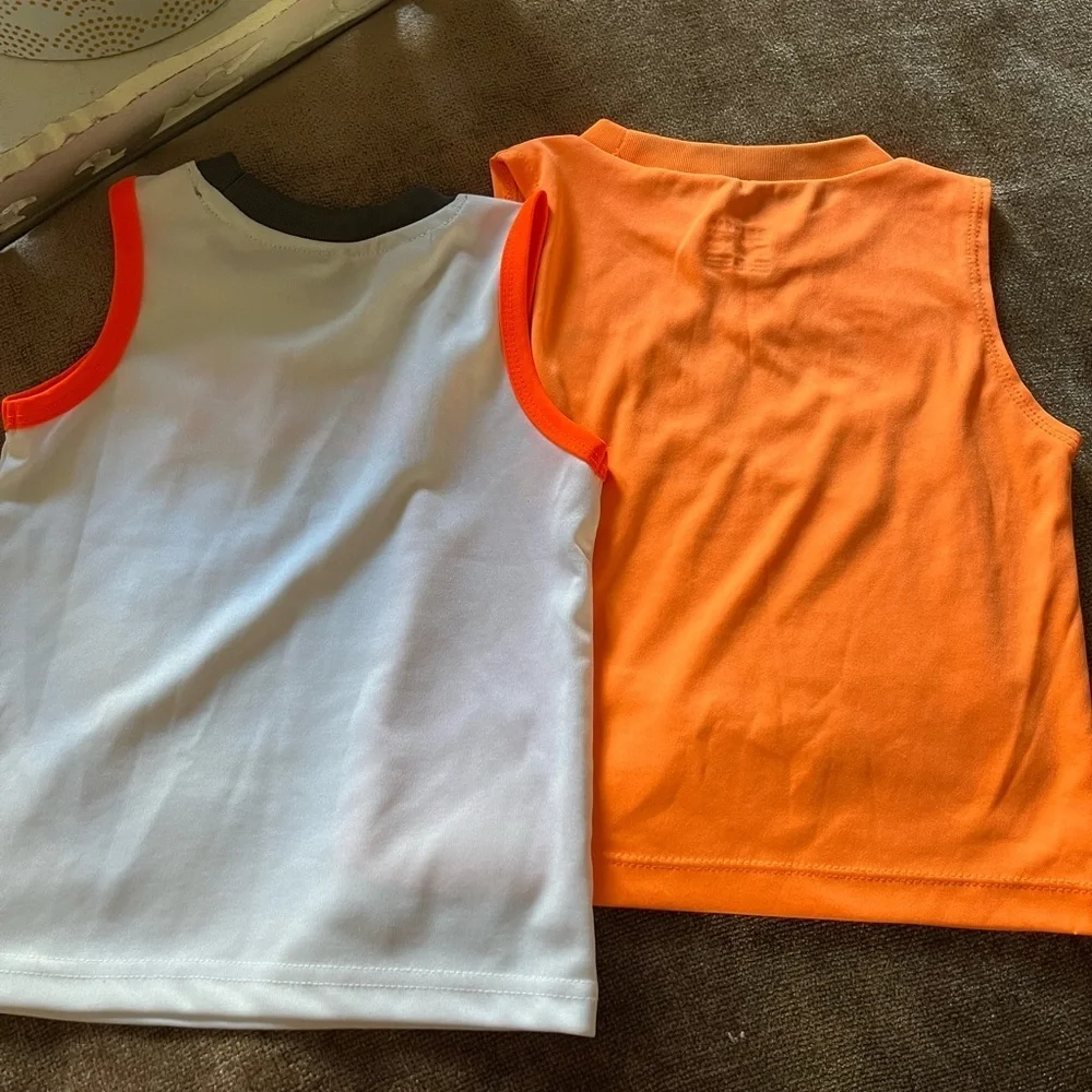 2 Baby Athletic Tank Tops: Nike and Reebok